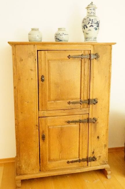Credenza della Westfalia in rovere, cerniere forgi