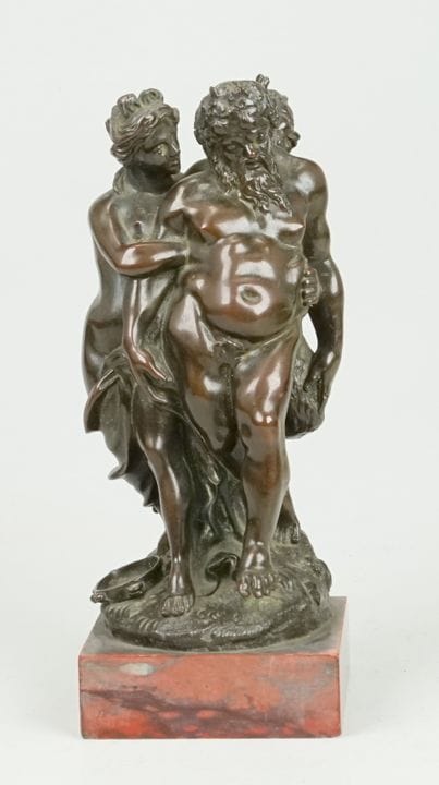 Legros, Pierre (attrib.) (1629-1714): Sileno, Pan 