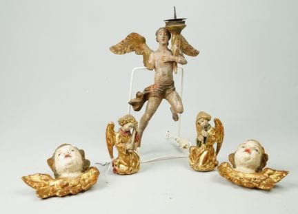 Collezione Engel: sculture in legno intagliate, ve