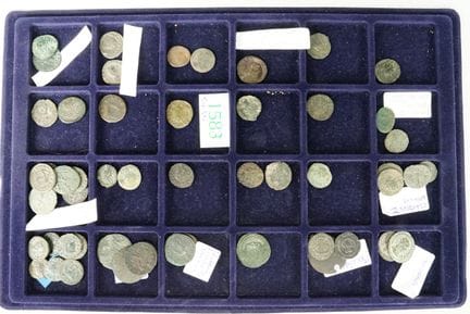 Collezione di monete romane, 54 pezzi, II-III seco