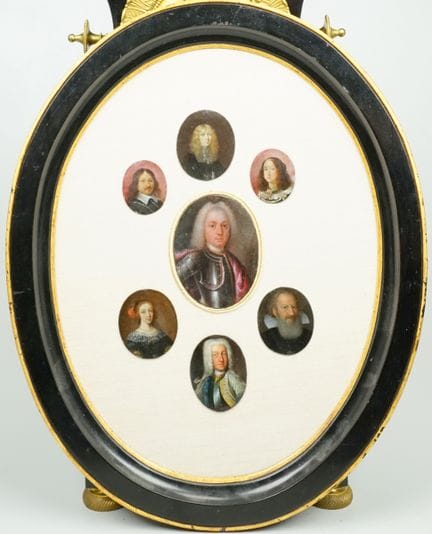 Collezione di ritratti nobiliari del XVII secolo s