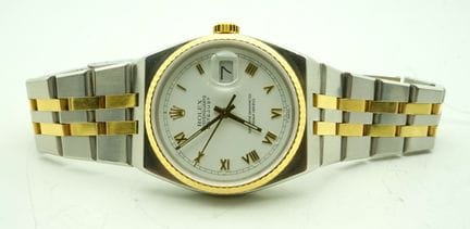 Rolex Oysterquartz Datejust in acciaio e oro 750  