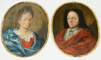 Coppia di ritratti nobiliari / Ritratti di coniugi