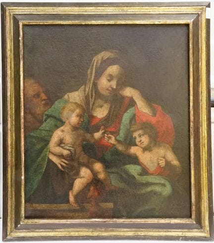 Maria e il Bambino Gesù con il giovane Giovanni, X