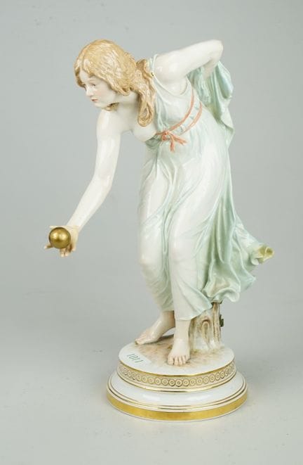 Meissen statale (marchio a forma di spada blu sott