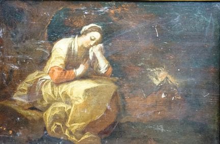 Maria Maddalena, Spagna, XVII secolo. Olio su tavo