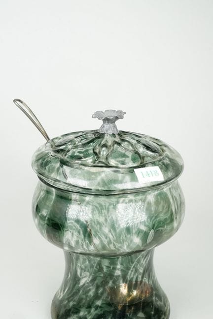 WMF Ikora: Jugendstil Bowle-Garnitur mit Topf, Kar