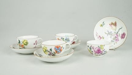 Meissen Reale (marchio blu sotto smalto, 1730-1763