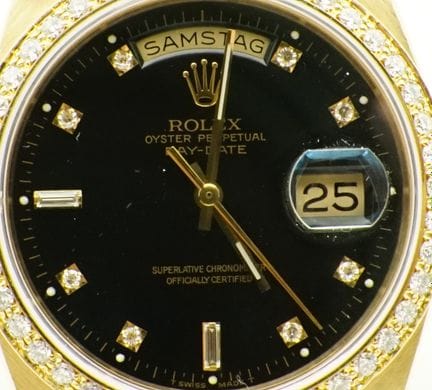 Rolex Oyster President con lunetta in oro massicci