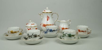 Meissen di Stato (marchio a forma di spada blu sot