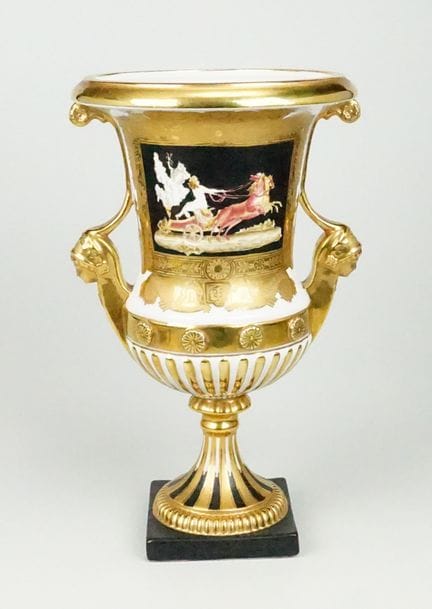 Vaso a cratere con scene in stile antico, 1900 cir