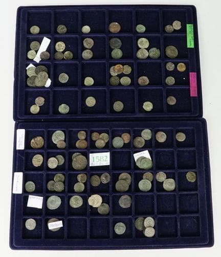 Collezione di 103 monete romane di Costantino Gale