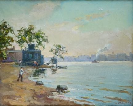 Raykov, N. (circa 1930): "Alte Newa", olio su tela