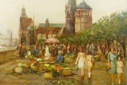 Kocks, Fred (1905 Ulm - 1989 Düsseldorf): "Alt-Düs