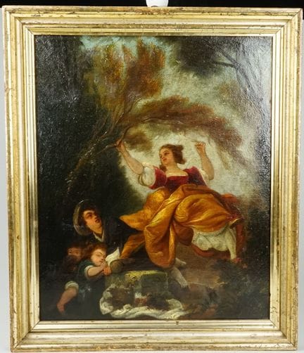 Anonimo: La altalena (La Bascule), scuola francese