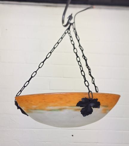 Muller Frères, Lunéville: Paralume Art Déco / Lamp