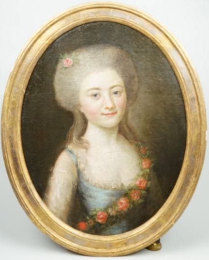 Ritratto di ragazza nei panni di Flora - Francia, 