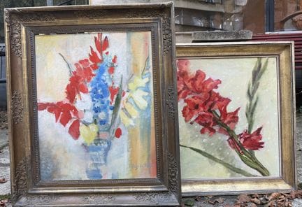 Malo, Brigitte: Coppia di nature morte floreali es