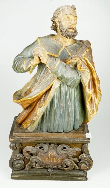 San Pietro - scultura di grande espressività, Aust