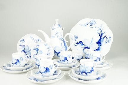 Meissen di Stato (marchio a forma di spada blu sot