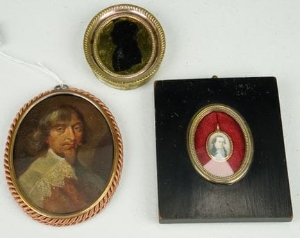 Tre miniature del XVIII/XIX secolo - interessante: