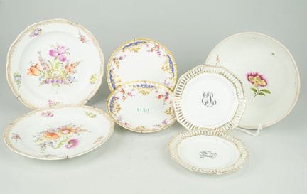 Sammlung Porzellanteile Meissen, KPM, anderePorzel