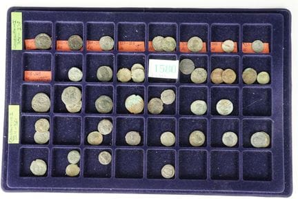 Collezione di monete romane di Costantino I e II, 