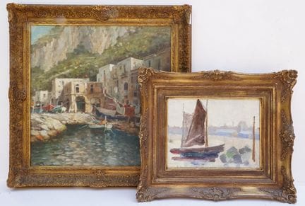 Gianni, G. (?): «Baia sul litorale amalfitano» e «