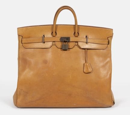 HERMES
Borsa alta con cinghie da 55 cm in pelle di