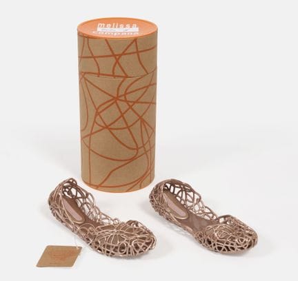 MELISSA  x CAMPANA
一双古铜色Corallo芭蕾平底鞋，
尺码35-36
全新
原