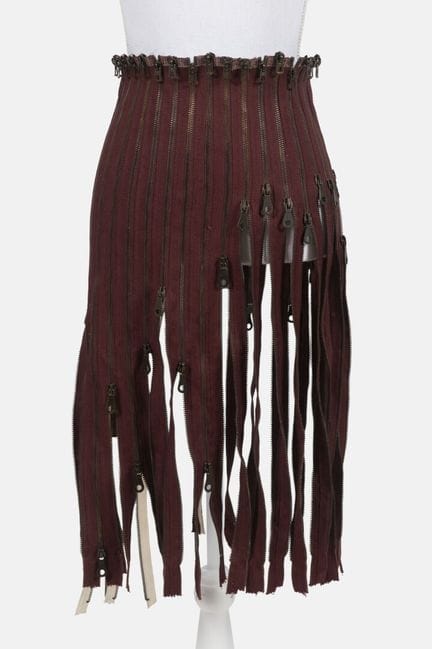 REINHARD LUTHIER
Asymmetrical skirt made from a co
