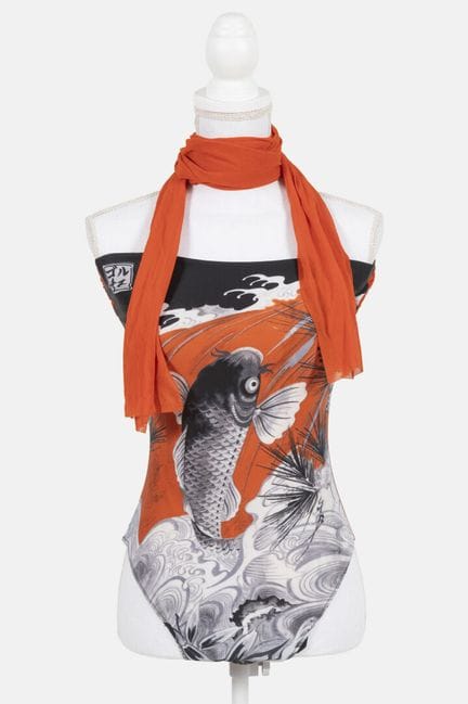 JEAN PAUL GAULTIER
Neoprene bodysuit with koi carp