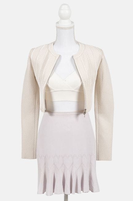 ALAIA - HERVE LEGER
Set consisting of a cropped ja