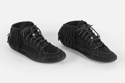 LOUIS VUITTON
Pair of black suede calfskin shoes w
