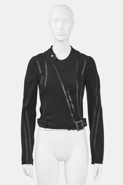 JOHN GALLIANO
Black jacket in a viscose-wool blend