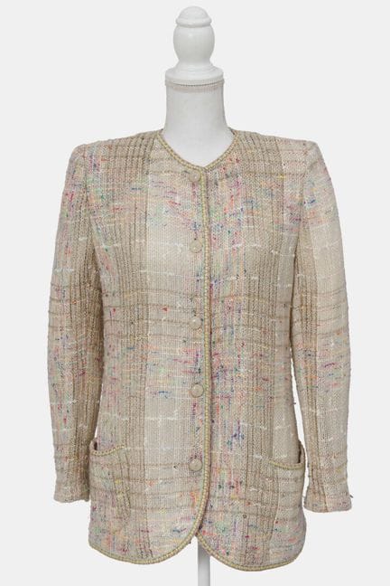 UNGARO PARALLELE
Beige wool and polyamide jacket w