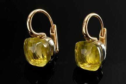 Paire de boucles d'oreilles Pomellato « Nudo » en 