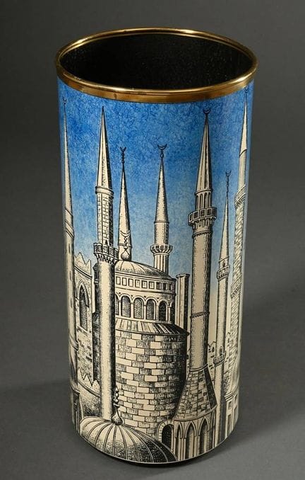 Fornasetti, Piero (1913-1988) Porte-parapluies « M