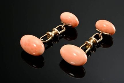 Paire de boutons de manchettes composés de boutons