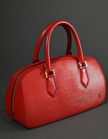 Sac à main Louis Vuitton « Jasmin », cuir Epi roug