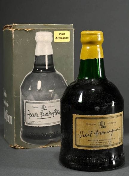 Botella de Vieil Armagnac, Jean Danflou S.A. París