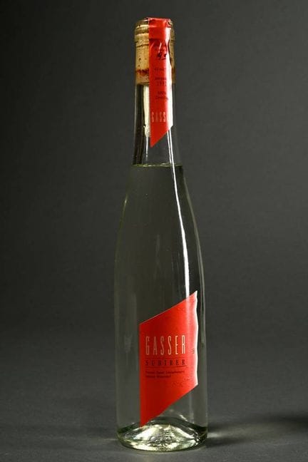 Botella de 1992 de Gasser Subirer (Saubirne), (n.º