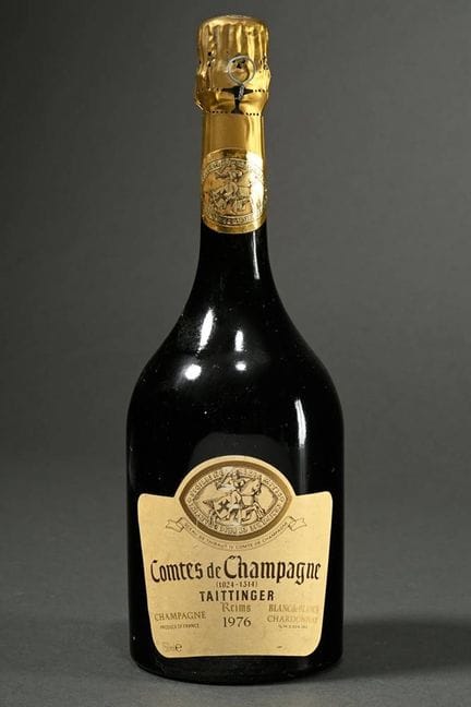 Bouteille de champagne 1976 Comtes de Champagne, T