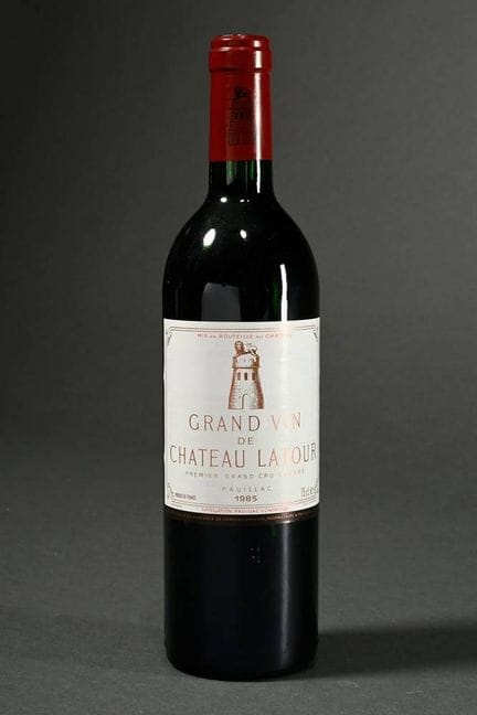 1985年份红葡萄酒一瓶，拉图酒庄特级酒（Grand Vin de Chateau Latour），