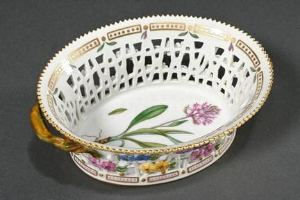 Panier ovale « Flora Danica » de Royal Copenhagen,