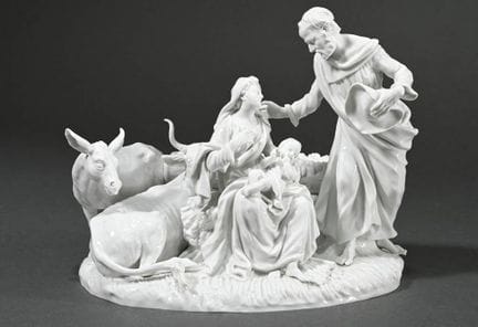 Gruppo di Meissen “Sacra Famiglia con bue e asino”