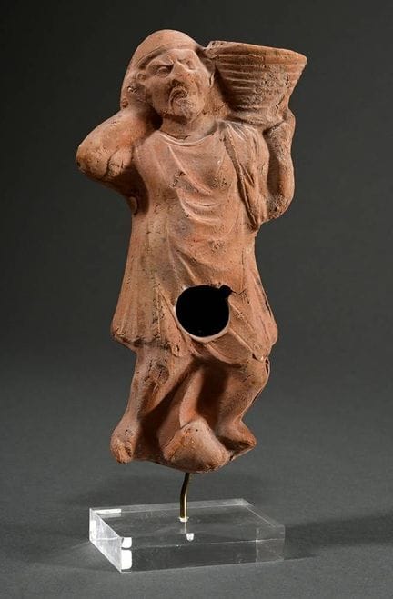 Figurine antique alexandrine en terre cuite « Escl