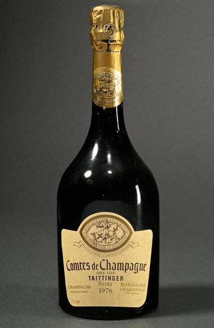 Bouteille de champagne 1976 Comtes de Champagne, T