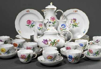 Service à café et à thé « Deutsche Blume » de Meis
