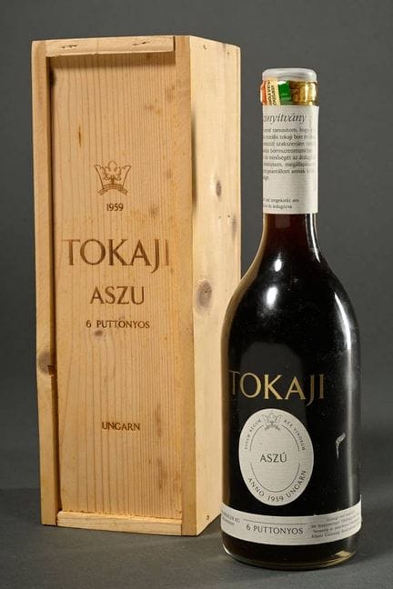 Botella de Tokaji Aszu de 1959 - 6 puttonyos, Hung